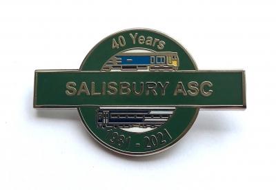 Salisbury ASC 40 Year Anniversary Badge